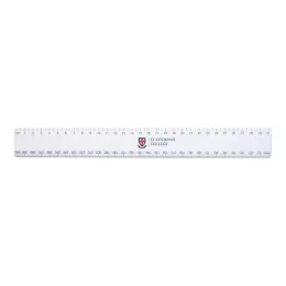 30cm Budget Ruler With Double Sided Calibration - White